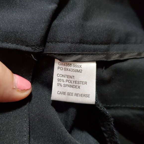 TAIL Classic 31" Golf Pants Straight Leg Stretch UPF 40+ Work Black Women's 16 - Picture 10 of 15